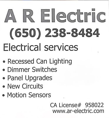 A R Electric on Yelp
